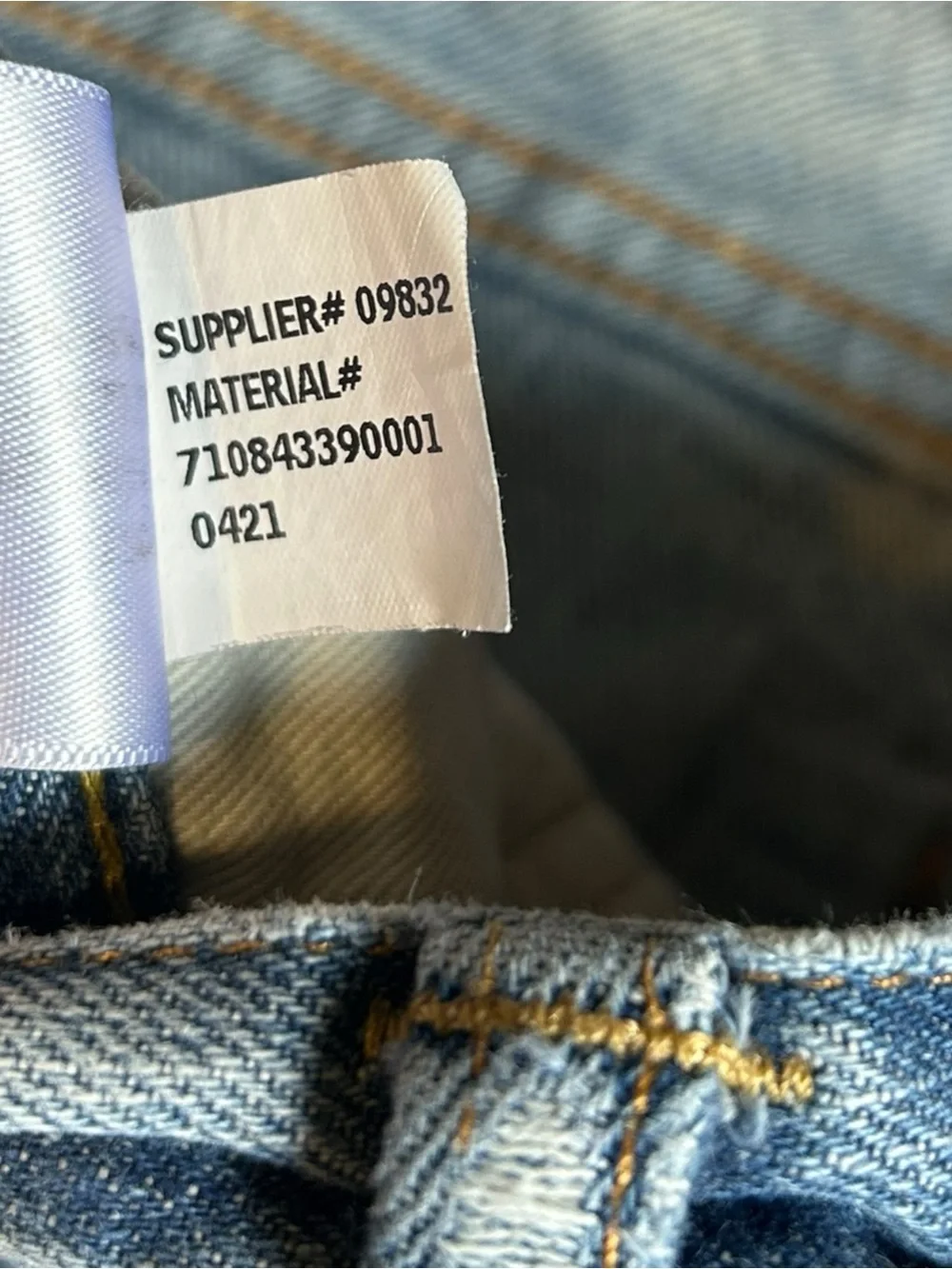 Polo Ralph Lauren Varick Slim Distressed Patchwork Jeans 32x30